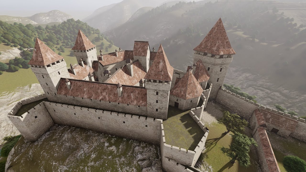 Cetatea de Piatra (Cetatea Chioarului) Chioar Fortress (1318-1718) Maramures-Romania 