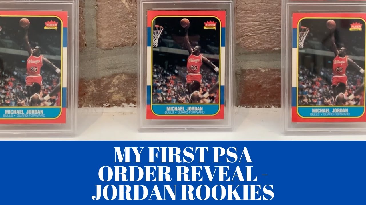 My First PSA Order Reveal | Did the 1986 Fleer Michael Jordan PSA 10 Count Go Up?