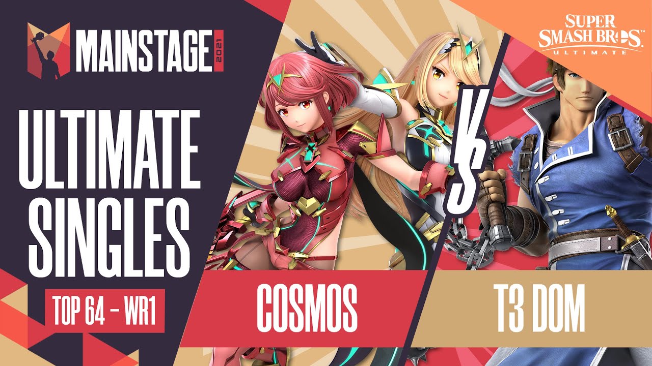 Cosmos vs T3 DOM - SSBU Singles: Top 64 Winners Round 1 - Mainstage 2021 | Pyra vs Richter