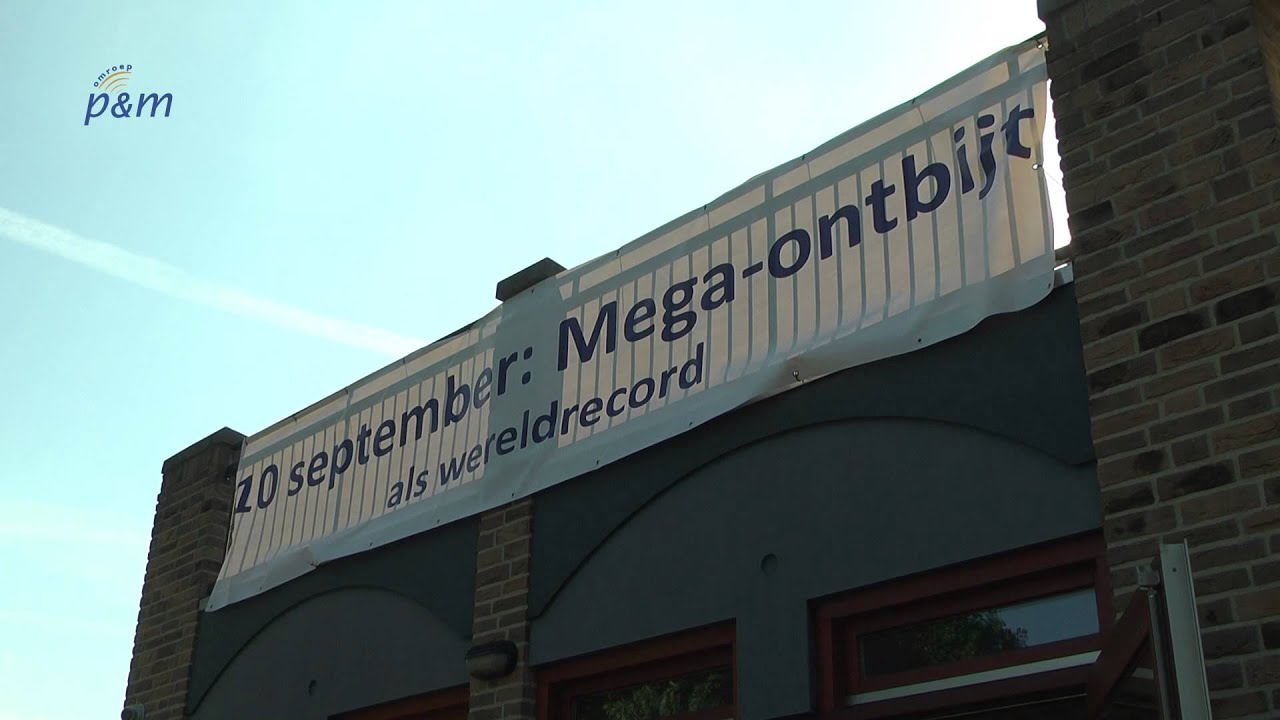 Wereldrecordpoging ontbijt in Panningen