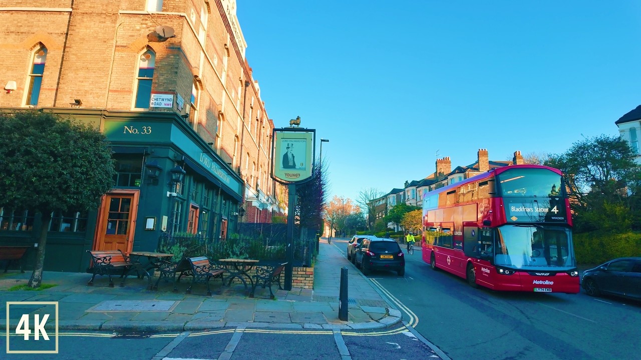 Peaceful London Walk | Highgate to Kentish Town 4K