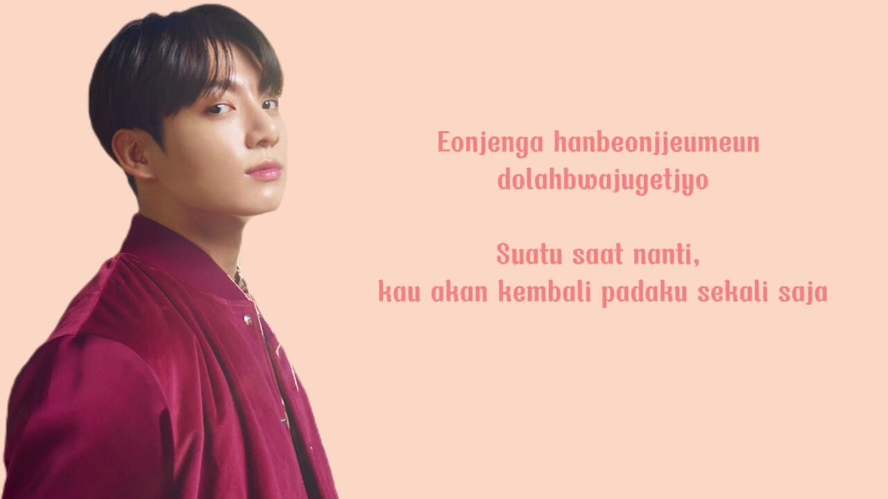 BTS JUNGKOOK ~ I LOVE YOU -SARANGHAMNIDA (Lirik Lagu Terjemahan)