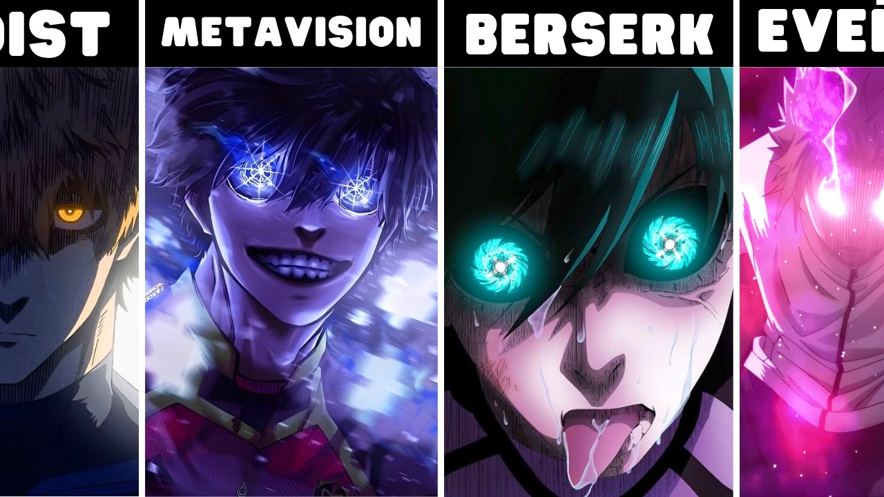 Tous les types d’yeux dans Blue Lock expliqués en 16 minutes !
