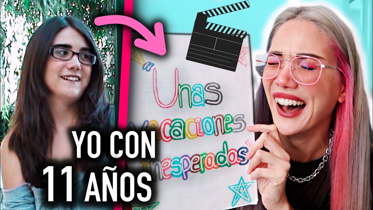 REACCIONANDO A ESTO QUE ESCRIBÍ y GRABÉ con 11 AÑOS!! 🎬 Con imágenes del momento | Carla Laubalo