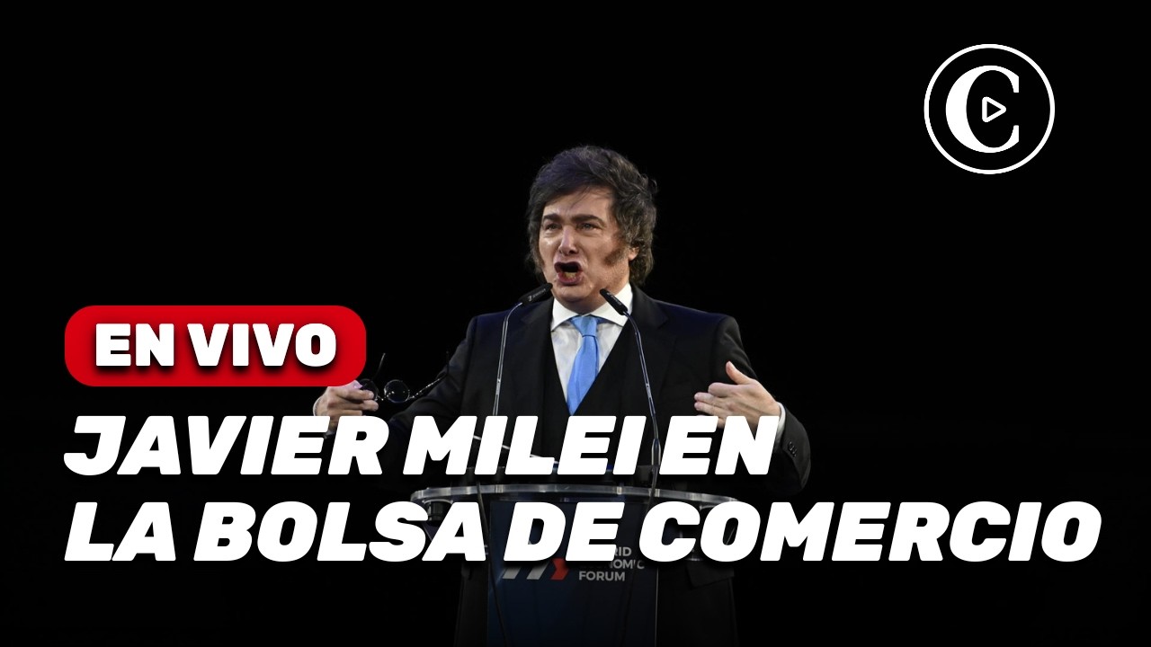 🚨 EN VIVO | MILEI DISERTA EN LA BOLSA DE COMERCIO DE CÓRDOBA