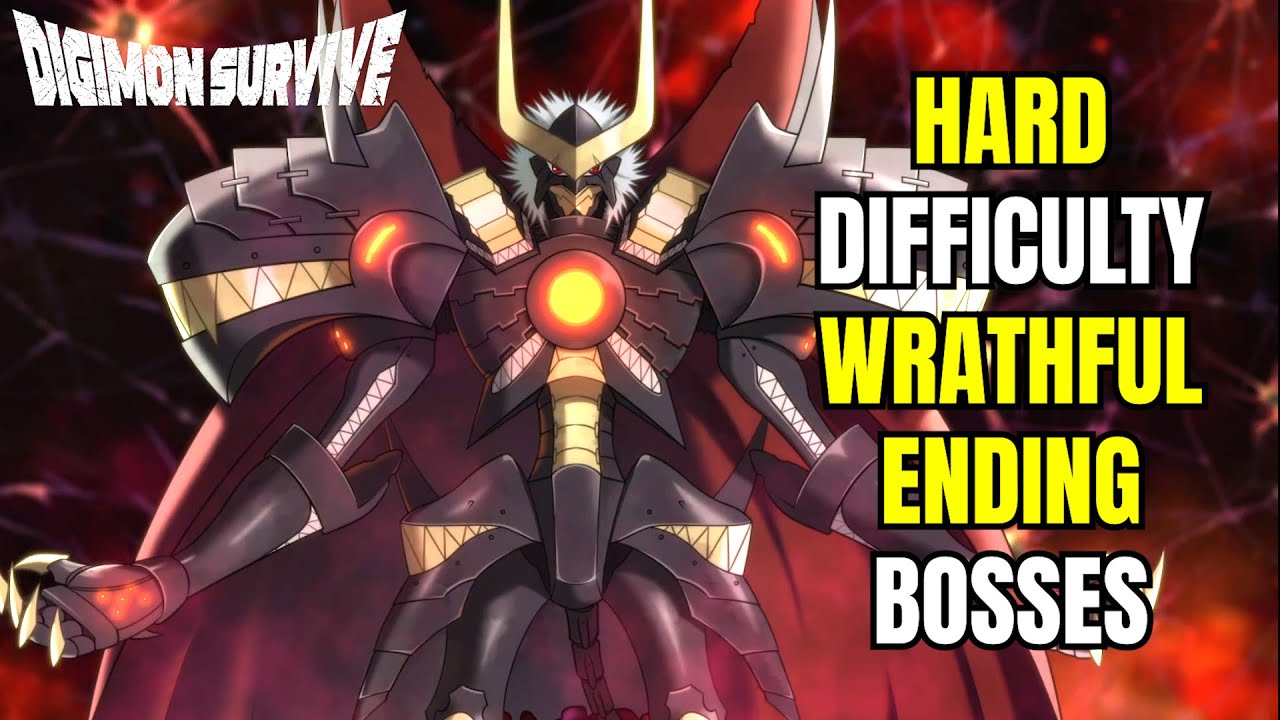 Hard Difficulty Digimon Survive Wrathful Ending Bosses/ Plutomon Boss Fight Hard Difficulty