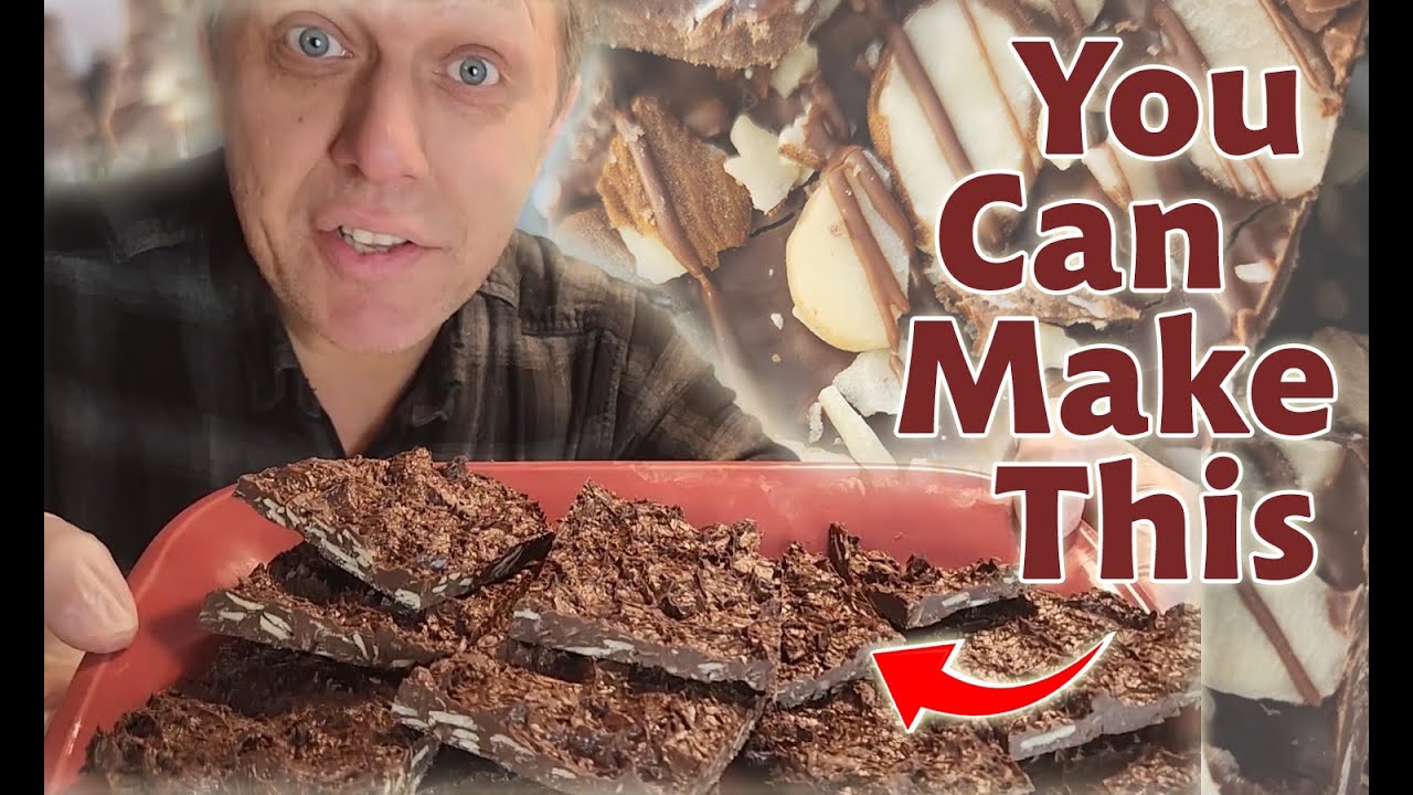The BEST Homemade Coconut Almond Bark, You'll ever eat!