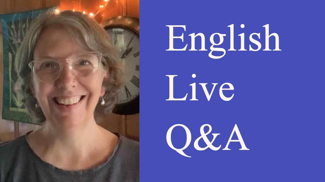 ENGLISH Question and Answer LIVE