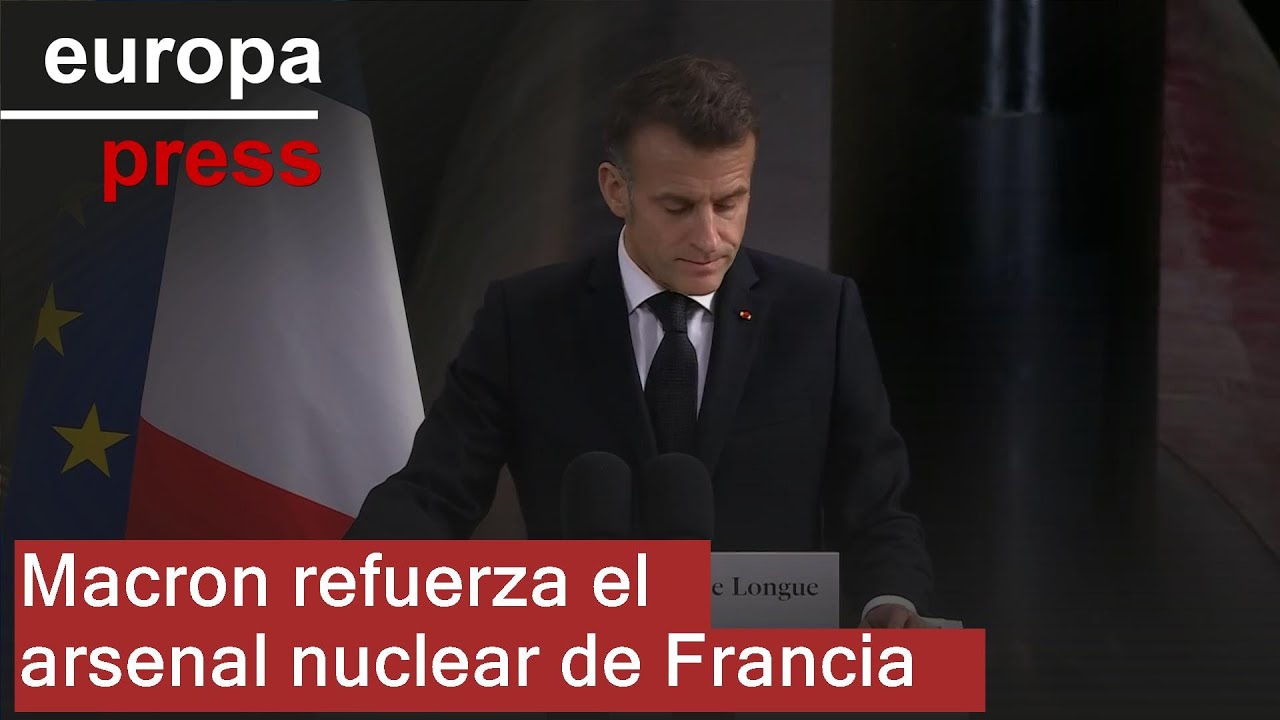 Macron refuerza el arsenal nuclear y amenaza con usarlo para defender los 