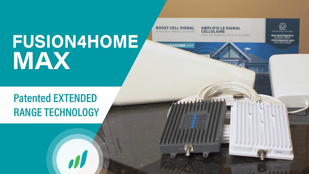 Fusion4Home Max Cell Signal Booster with ERT Technology