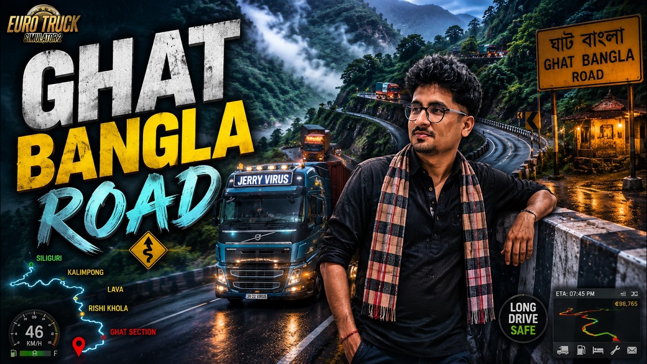 ETS 2 🚛 Long Drive & Relax Talks | JerryVirus