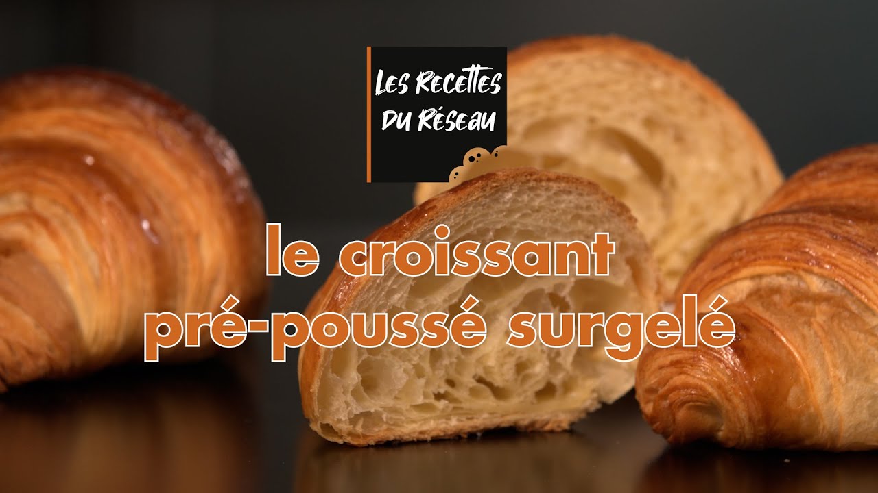 Le croissant fait maison pré-poussé surgelé de Lionel Bodin - Lesaffre