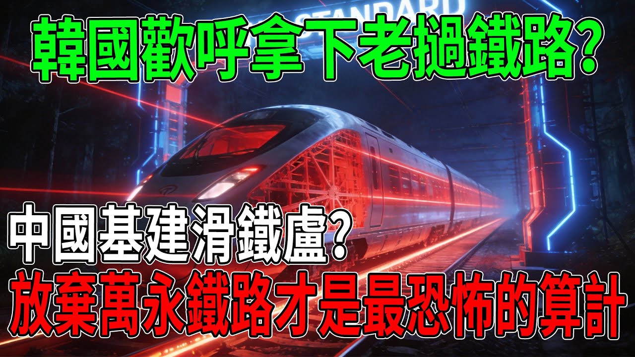 韓國歡呼拿下老撾鐵路？中國基建滑鐵盧？錯！放棄萬永鐵路才是最恐怖的算計！韓國人流汗鋪軌，北京在後臺「躺賺」？#中國基建#萬永鐵路#中老鐵路#地緣政治#一帶一路#大國博弈