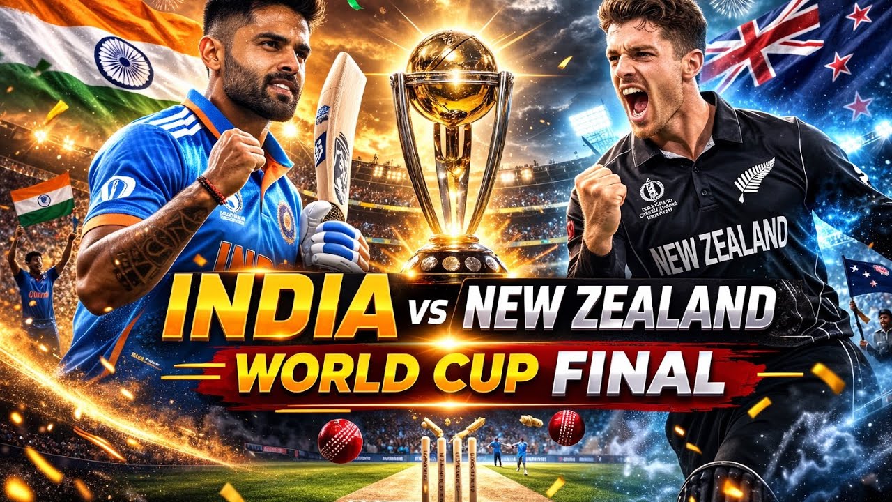 India vs New Zealand World Cup T20 Final | Cricket 24 Gameplay PS5 4K 60fps