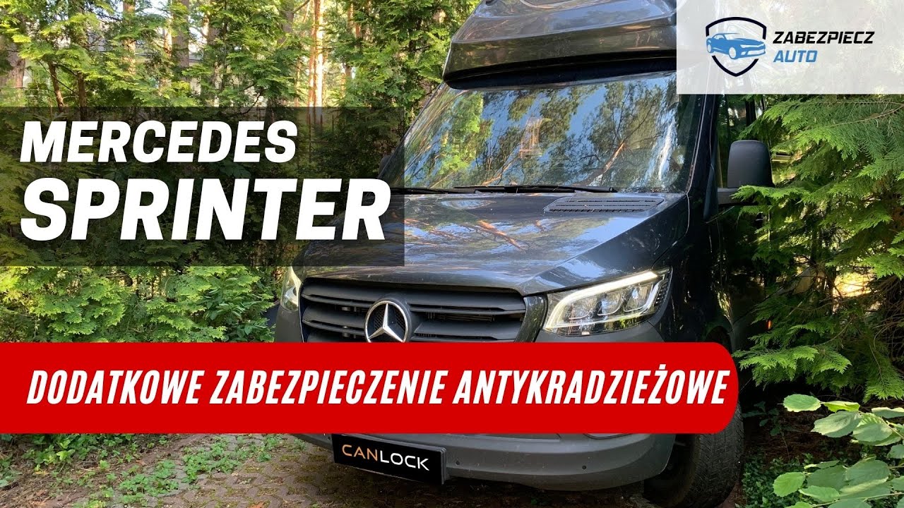 Mercedes Sprinter KAMPER - CanLock - Skuteczna ochrona kamper&oacute;w przed kradzieżą na walizkę! ZOBACZ