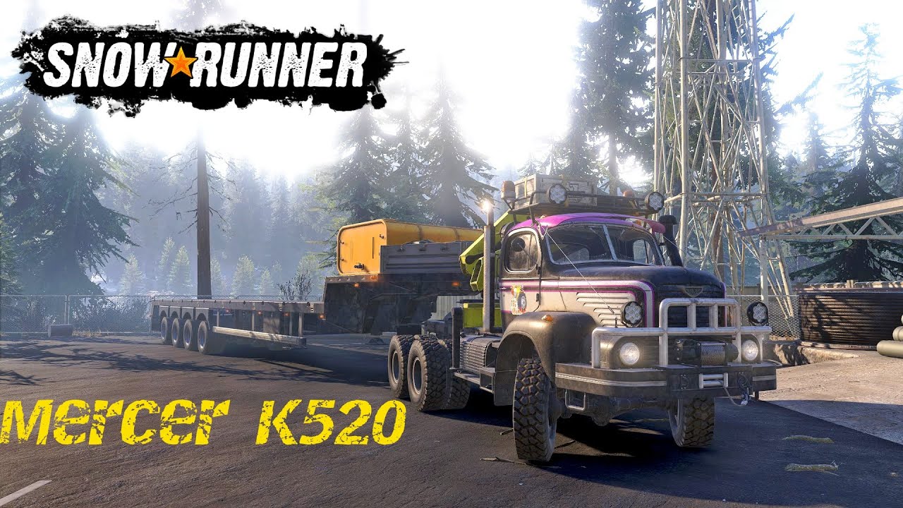 SnowRunner Mercer K520 - тест-драйв по Юкону