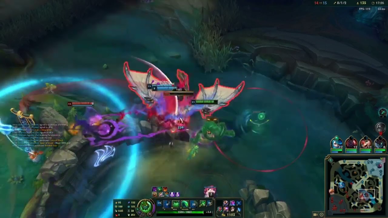 Zac Jungle Mid-Late Game Decision Making [Full VOD Review NA Diamond]