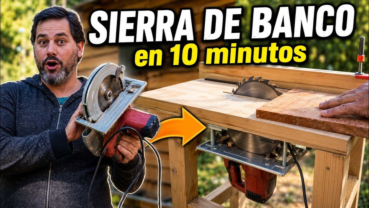 Convertir tu Sierra Circular en una de mesa en 10 minutos