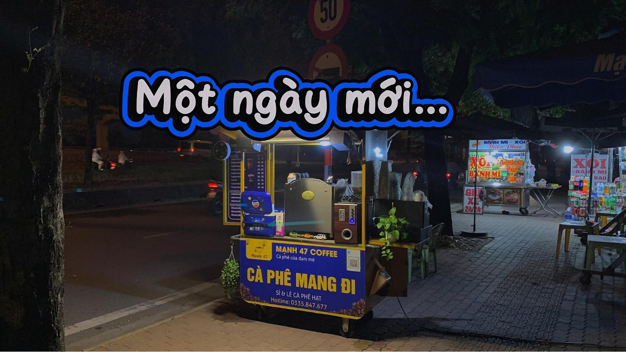 1 Buổi sáng bán cà phê | 1 vòng lặp hằng ngày nhưng vẫn rất rất vuii.