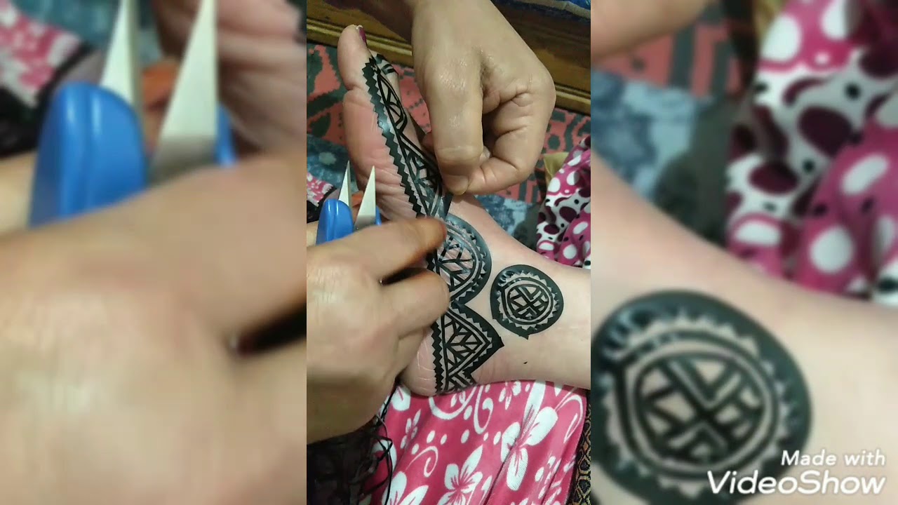 النقش الصحراوي بي السكوتش رشمة رجلين ولا أروع و كتجي خفيفة