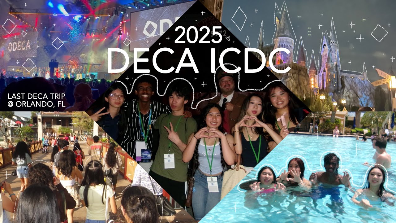 *Лечу во Флориду* школьная поездка DECA ICDC 2025 видеоблог | выпускной класс 🛩️💙