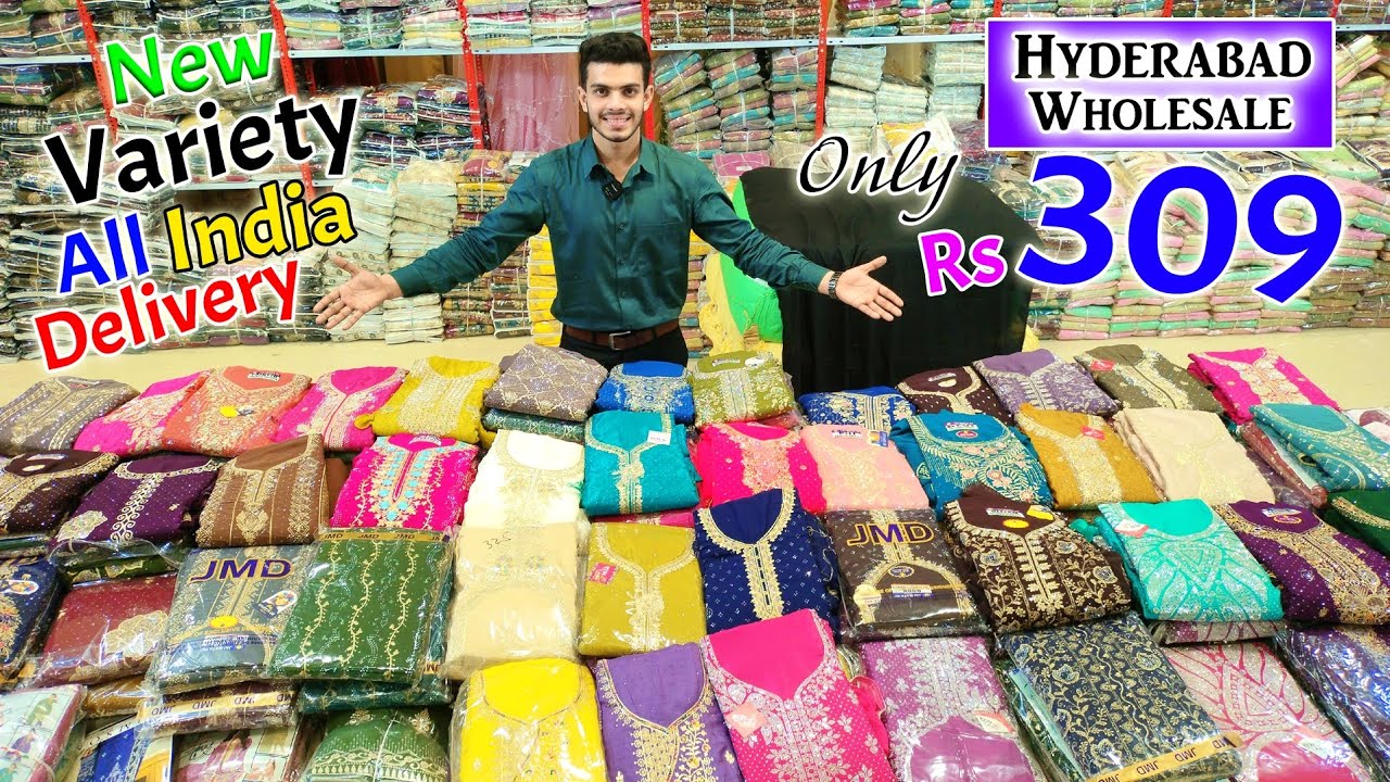 Hyderabad Wholesale Offer Price Low Price Fancy Variety 🚚All India Delivery🚚 309.Rs || J.T.Fabrics |