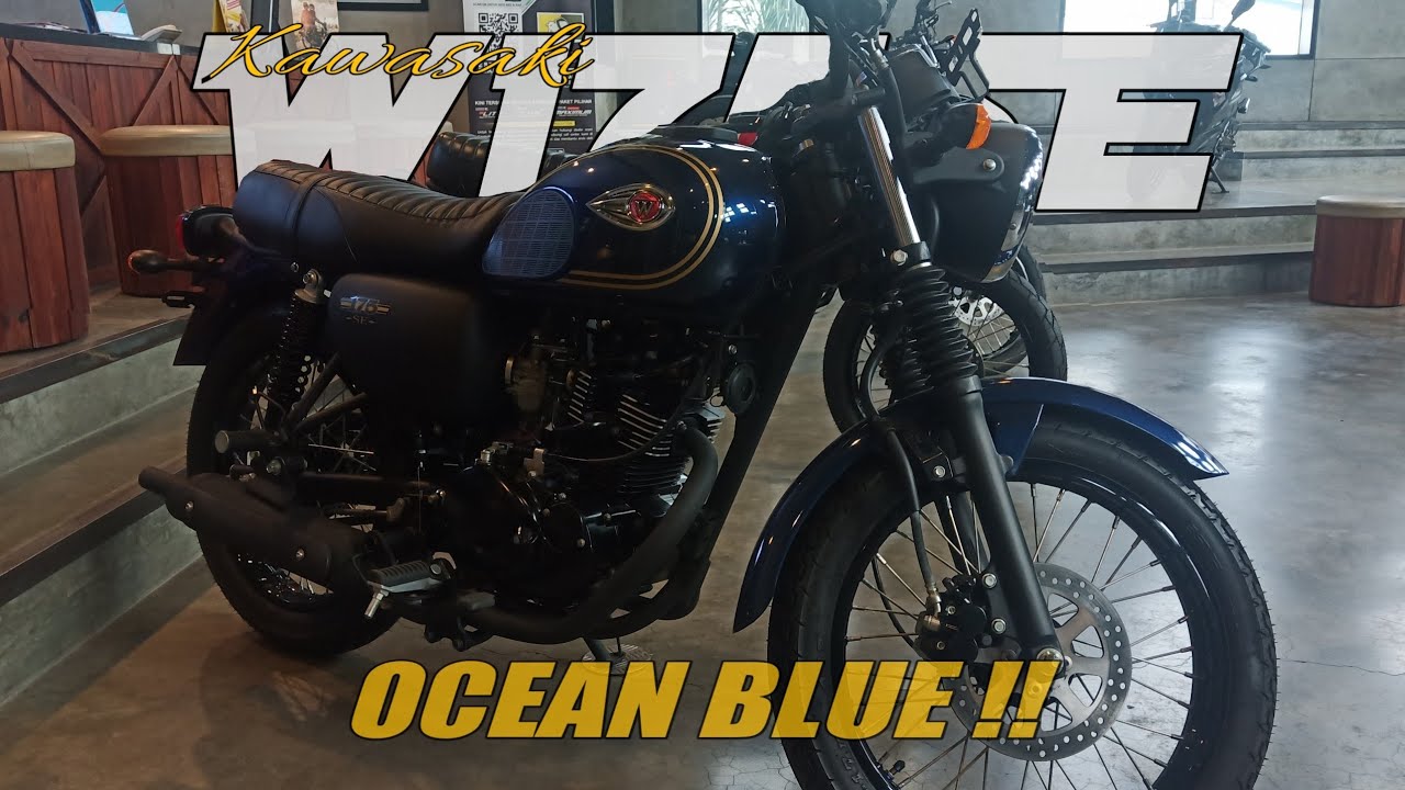 Kawasaki W175 SE biru 2021 - spesifikasi & fitur