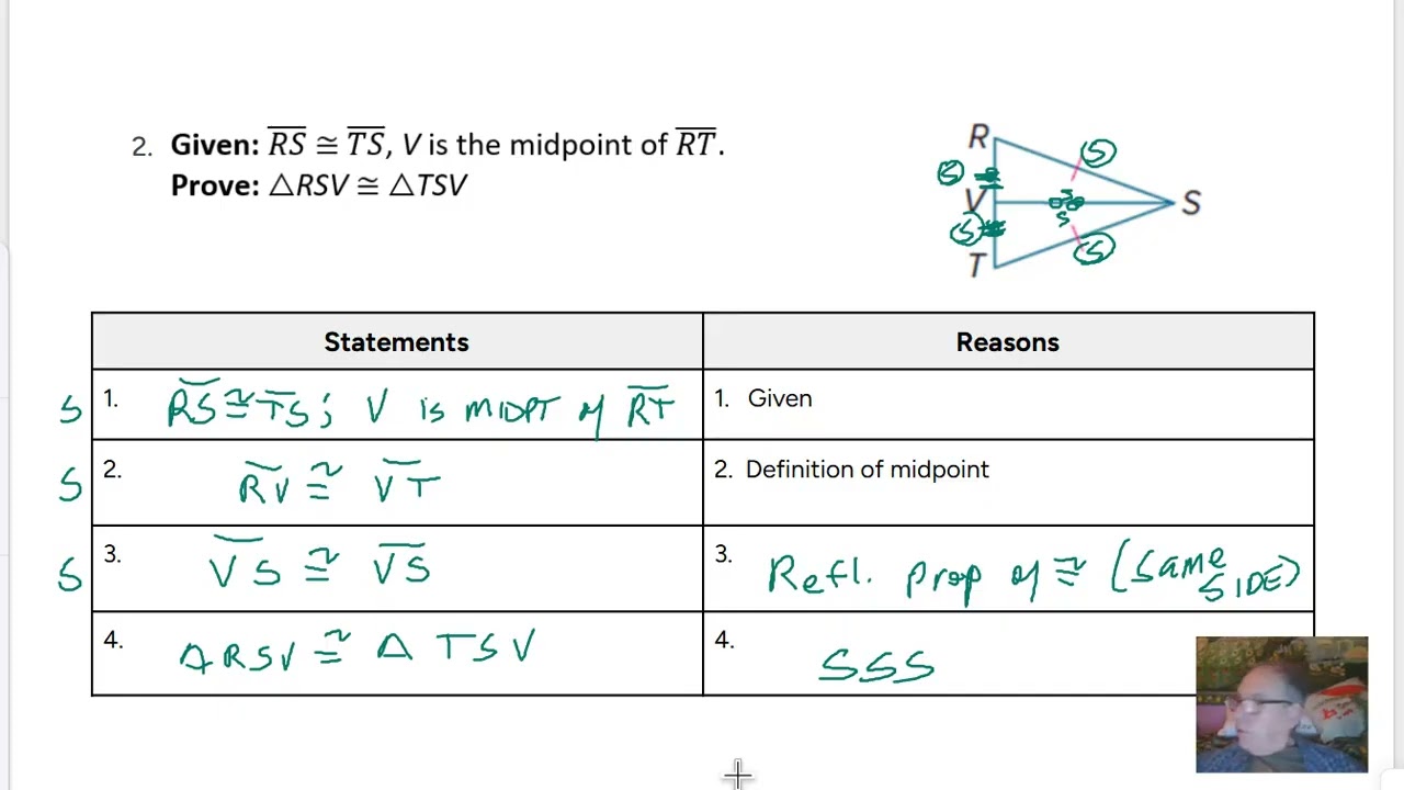 4-5 Triangle Congruence Proof - Notes and Additional Practice
