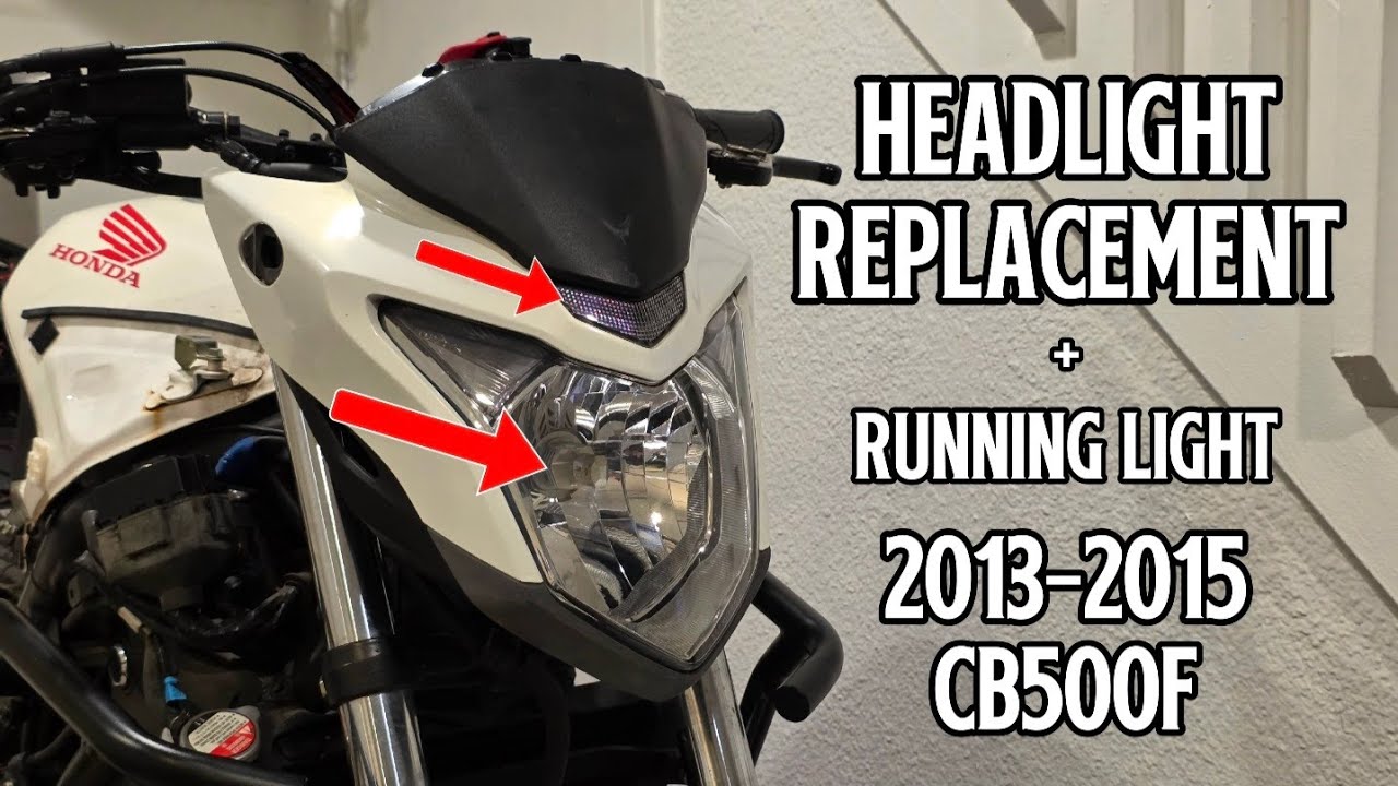 Headlight + Running Light Replacement (LED SWAP) | 2013-2015 Honda CB500F