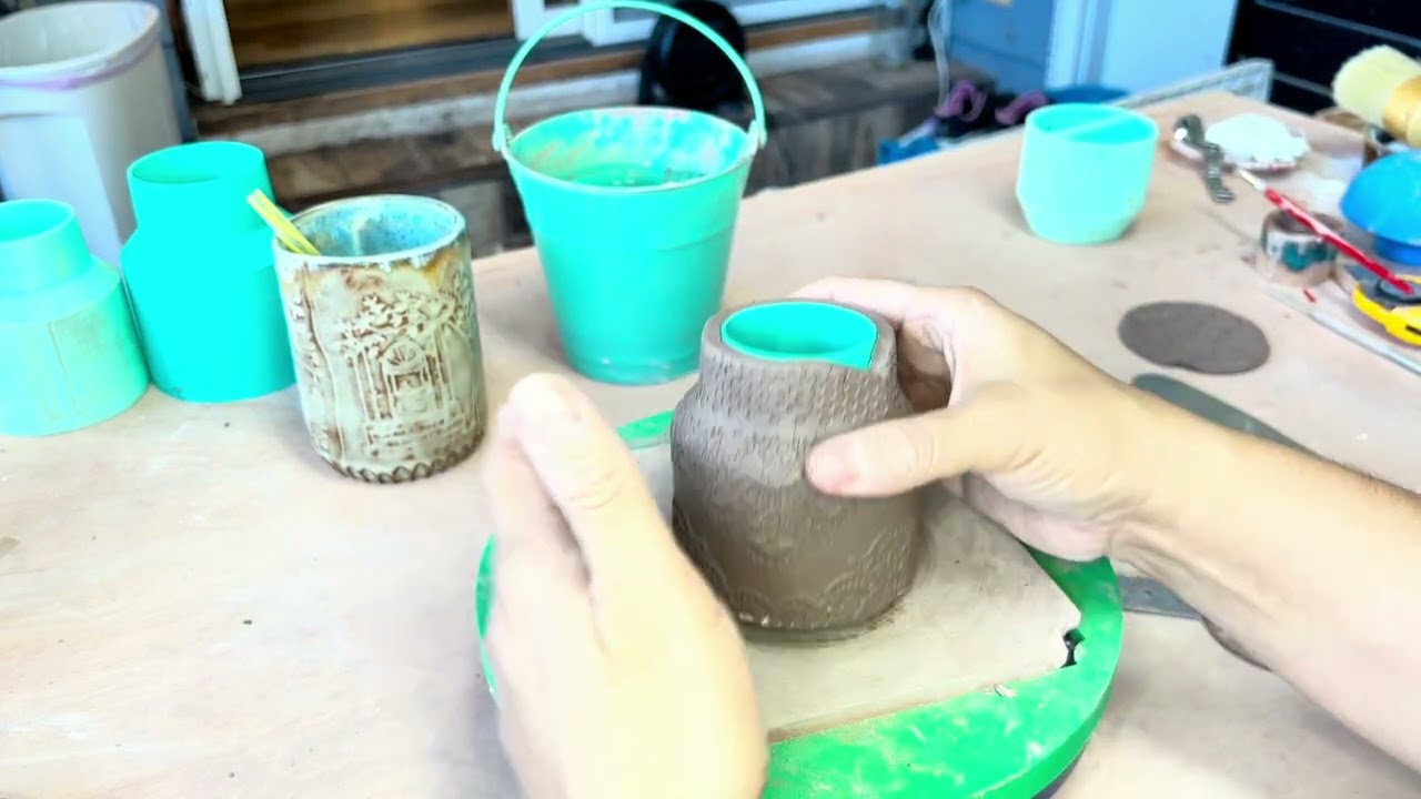 Simple Clay Vase Tutorial - Slab With Pony Jig
