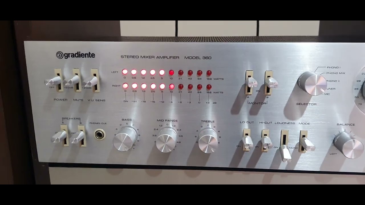gradiente model 360 e master 200 vendidos