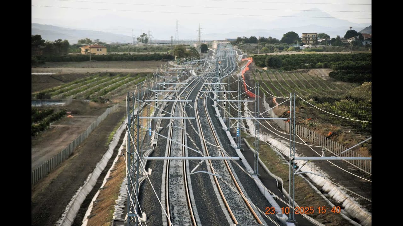 NUOVA FERROVIA AC PALERMO-CATANIA, LE PRIME IMMAGINI DELLA CATENANUOVA-BICOCCA