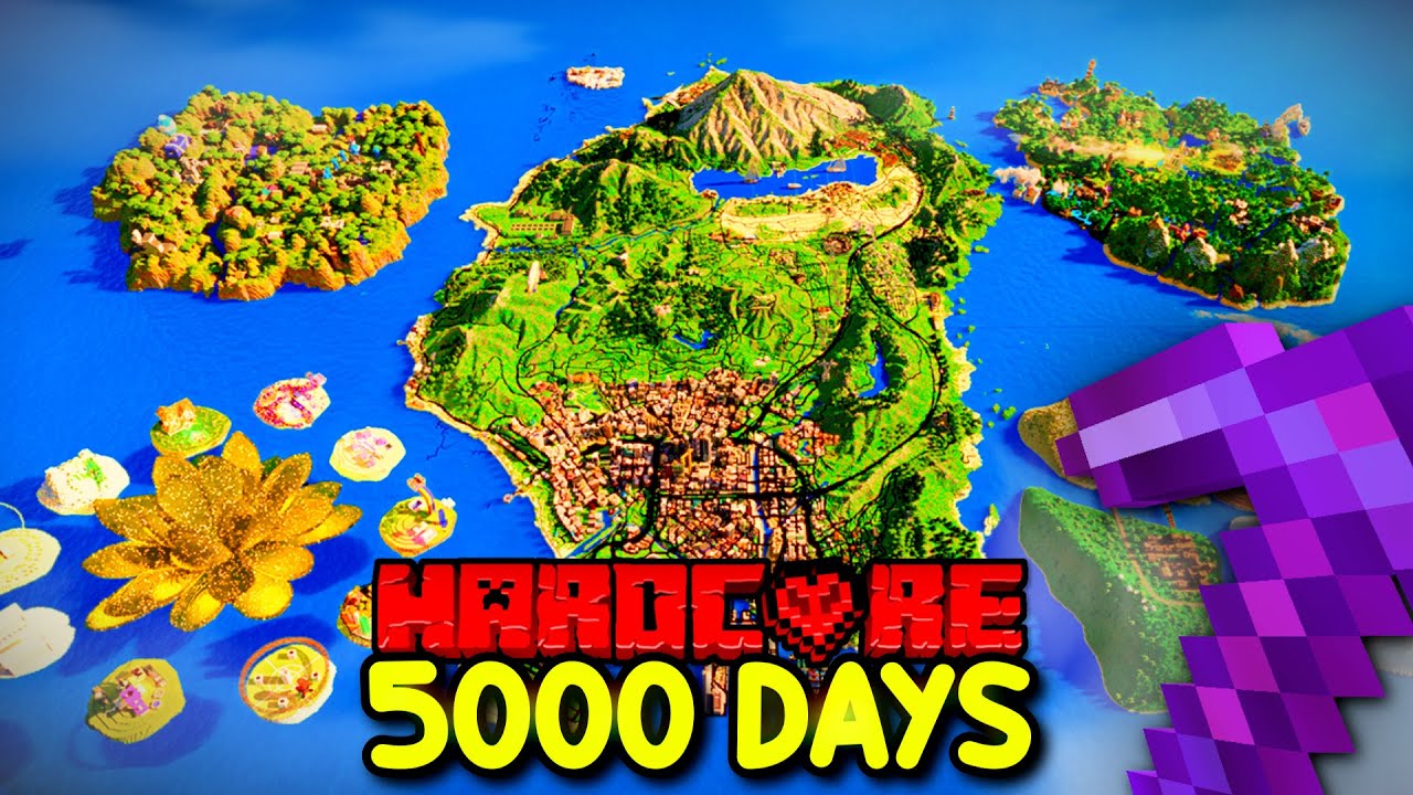 I Survived 5000 Days in Minecraft Hardcore! [FULL MOVIE]