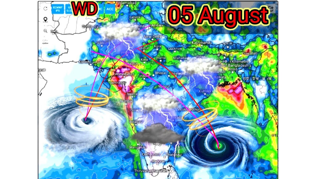 All India Weather Forecast Next 15 Days Monsoon Weather System Track Direction Update ⚠️