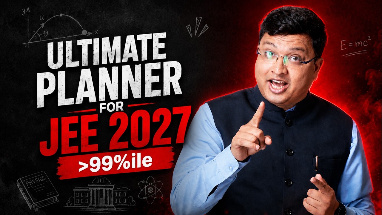 CRACK JEE MAIN 2027 IN FIRST ATTEMPT🔥💪 || NV SIR PROVEN 5 STEPS SMART PLANNER #jee #nvsir