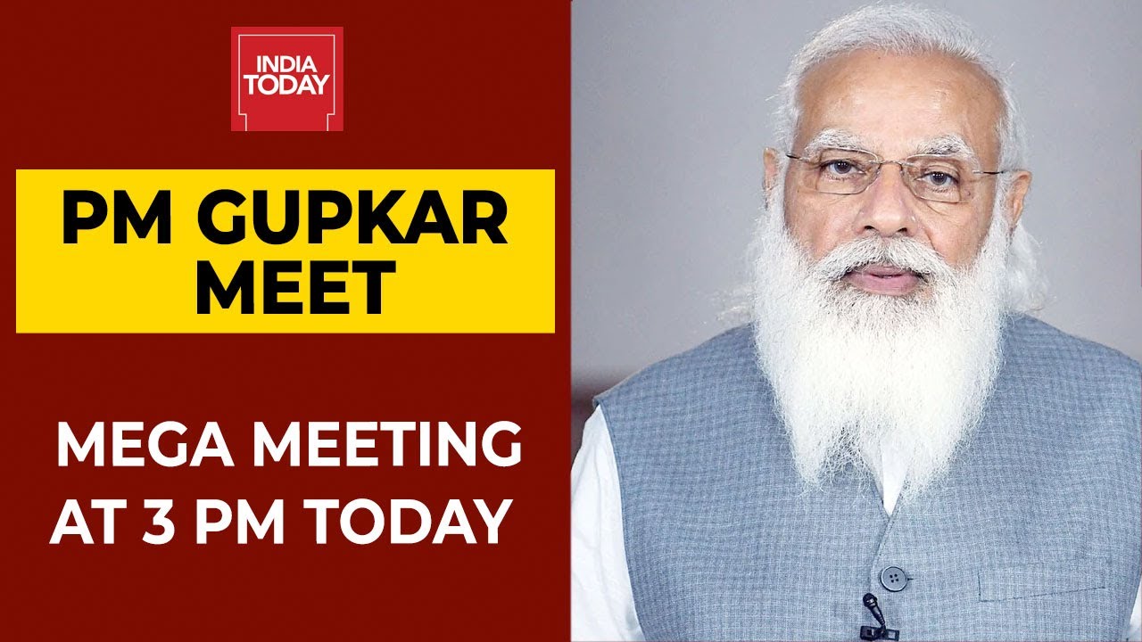 PM-Gupkar Meeting : Crucial Meet To Take Place At 3 PM Today