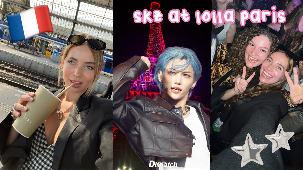 paris vlog 🇫🇷 ❤️ we saw stray kids live at lollapalooza!!!
