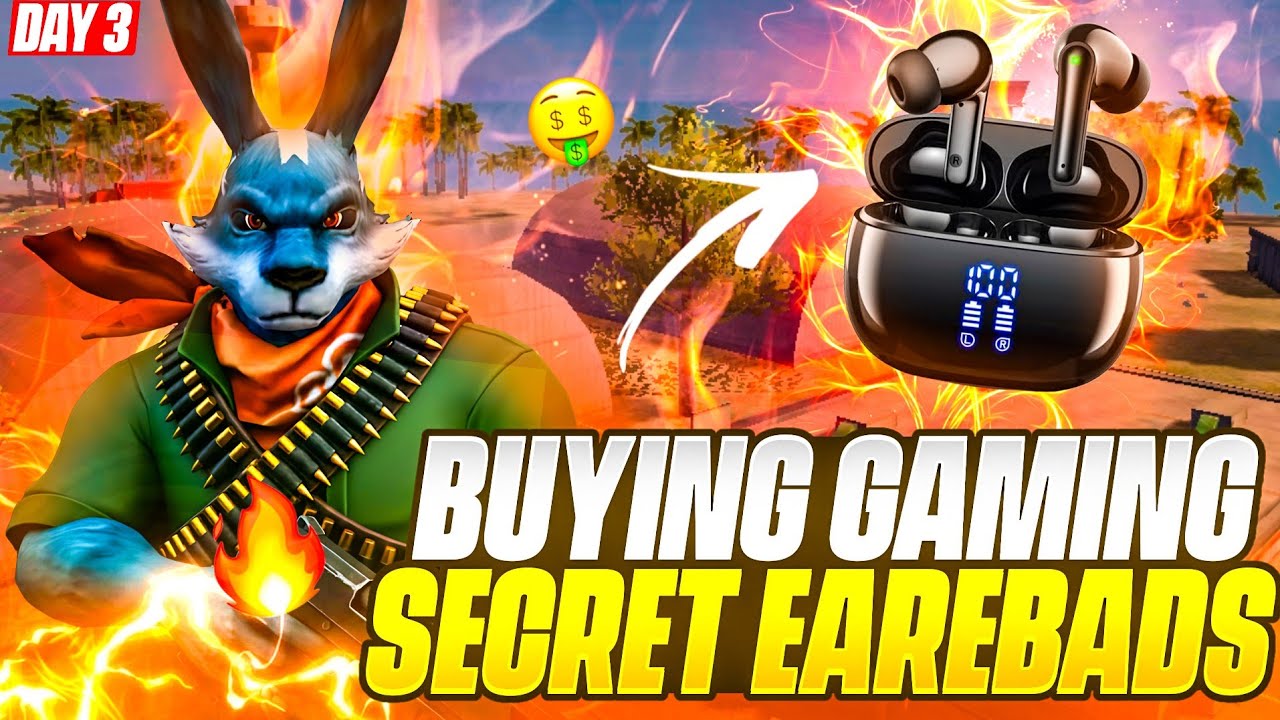 Day-3 Of Purchasing Gaming Earbuds 🎧 By Playing Tournaments 🔥|Garena Free Fire 💀