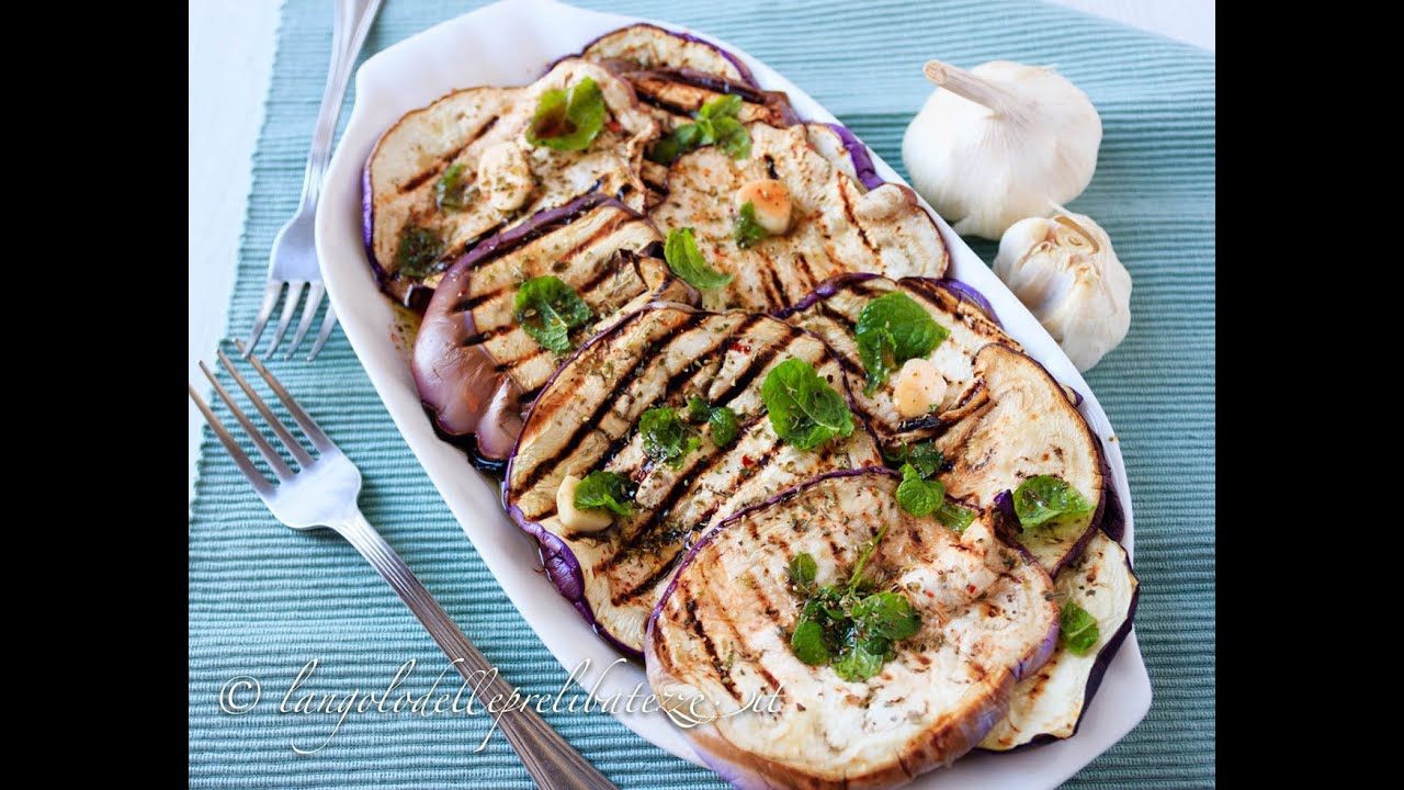 Melanzane grigliate come condirle. Ricetta siciliana