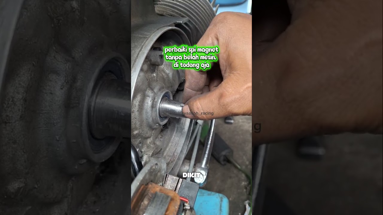 Cara Perbaiki spi magnet vespa Tanpa turun mesin 