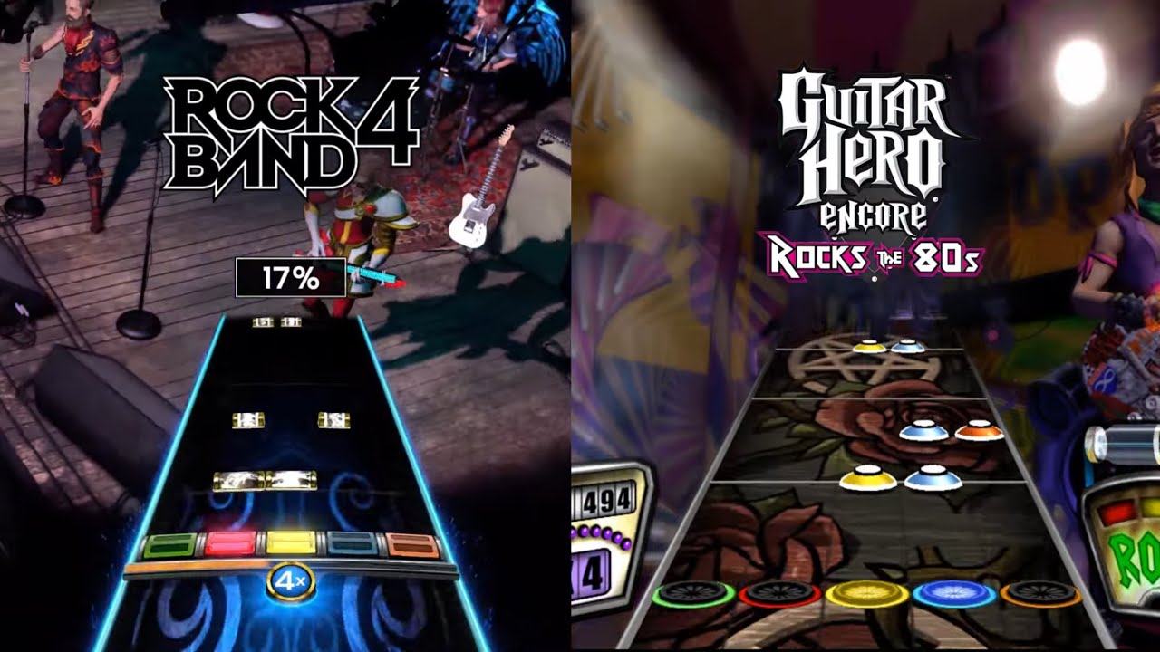 “The Warrior” by Scandal ft. Patty Smyth - Rock Band vs Guitar Hero