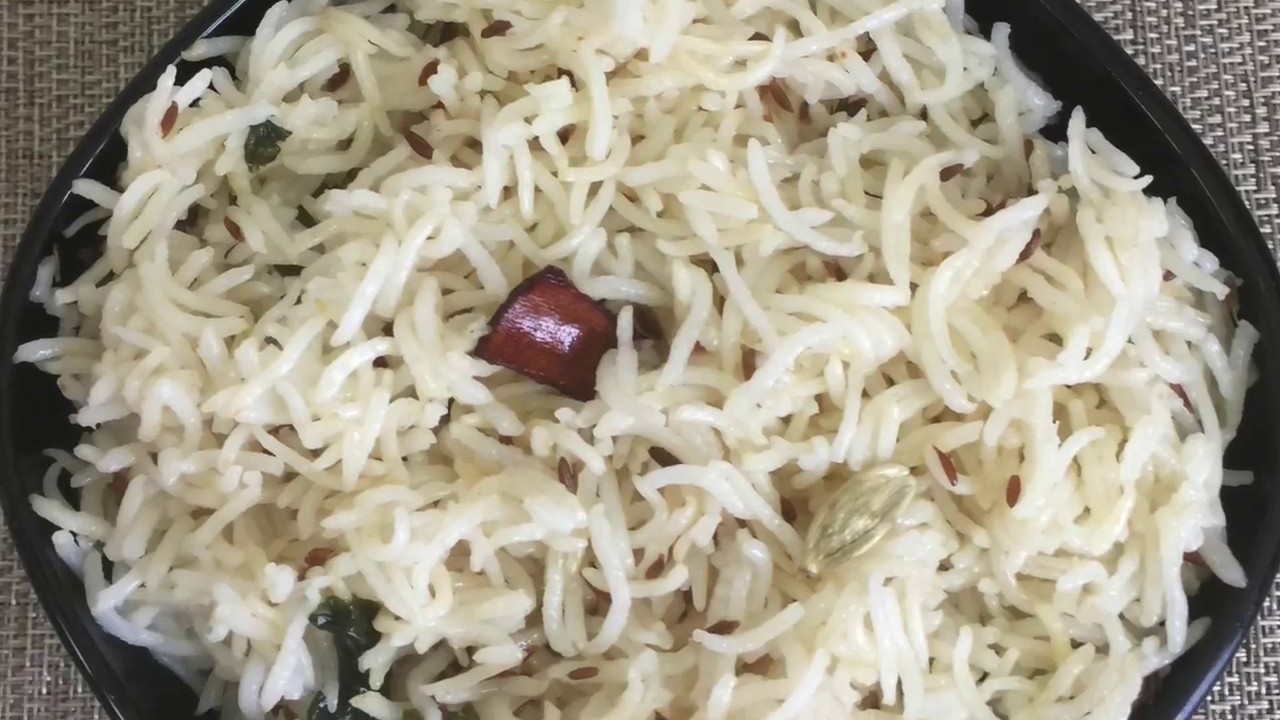 Jeera (Cumin ) Rice in Instant Pot | Busy Bees