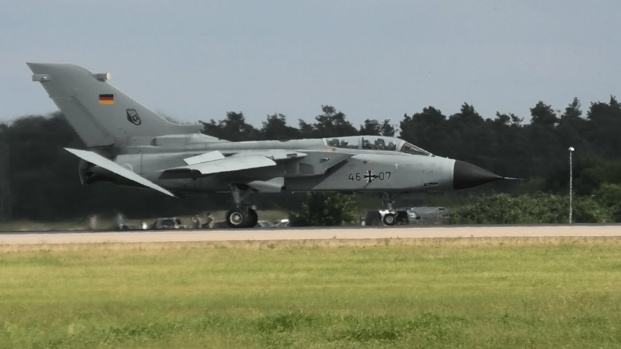 Tornado 46+07 Air Show ILA 2024 Backstage | Mega Sound | German Air Force | Part1