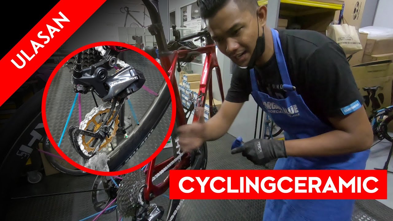 PULLEY BESAR GEDABAK! CERAMIC BEARING CYCLINGCERAMIC - BB, OVERSIZED PULLEY & RANTAI.