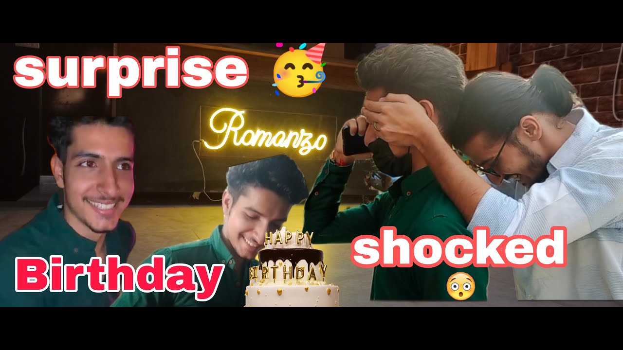 Birthday surprise🎂😱 | Birthday celebrate | Romanzo cafe | 