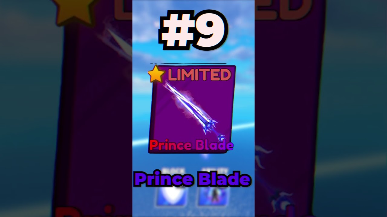 ❗TOP 10 BEST SWORDS IN BLADE BALL❗ #bladeball #roblox #shorts #showcase #top10 #ranking #fyp #fypシ