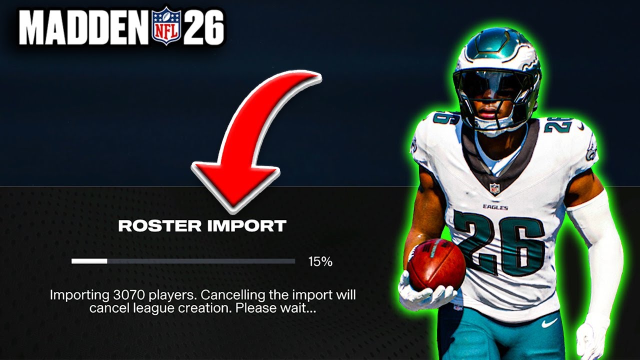 Madden 26 - How To Load and Use Custom Roster For Franchise