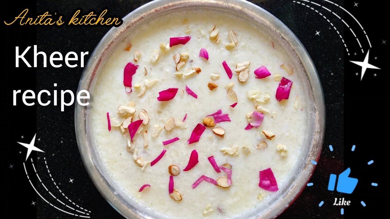 Kheer recipe 🍚| चावल की खीर |#recipe #kheer #rice #indiandessert #video 
