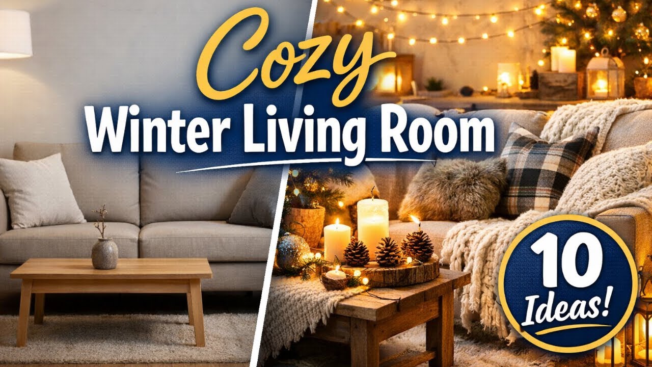 Winter Living Room Decor Ideas For Cozy Inspiration