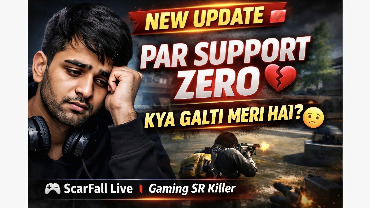 🔴 ScarFall Live | Kya Koi Mere Saath Hai? Me Akela hu.. Aao sath khelte hai